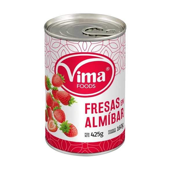 Fresas en almíbar Vima, 425 g