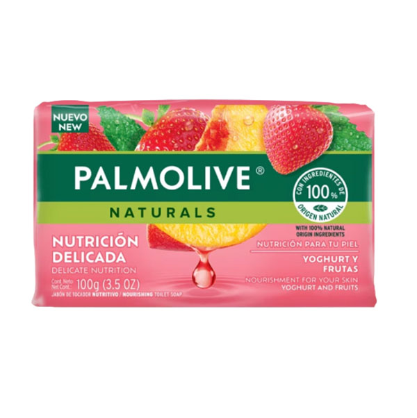 Jab. baño PALMOLIVE Yogurt y Frutas, 100 g