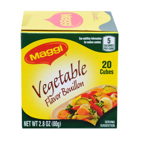 Caja cubos sabor a vegetales, Maggi▫▪