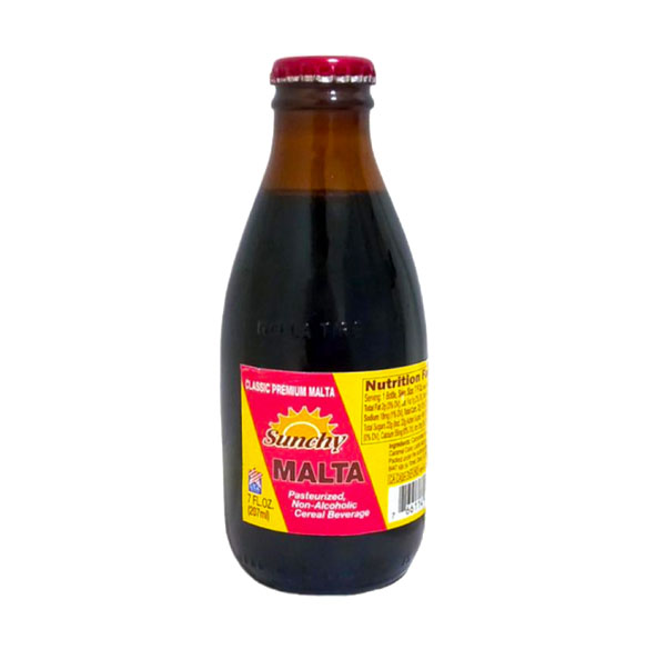 Malta Classic Premium Sunchy Botella, 207 ml