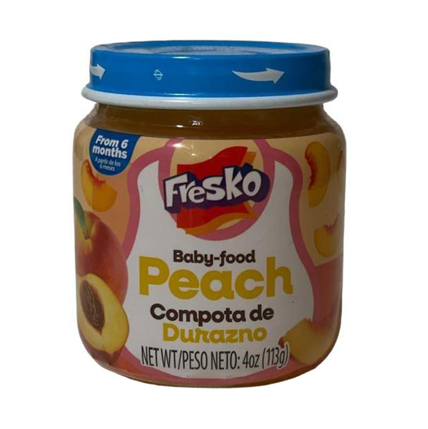 Compota Durazno Fresko, 113 g