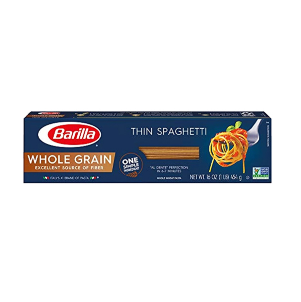 THIN SPAGHETTI WHOLE GRAIN(C), 454 g▪