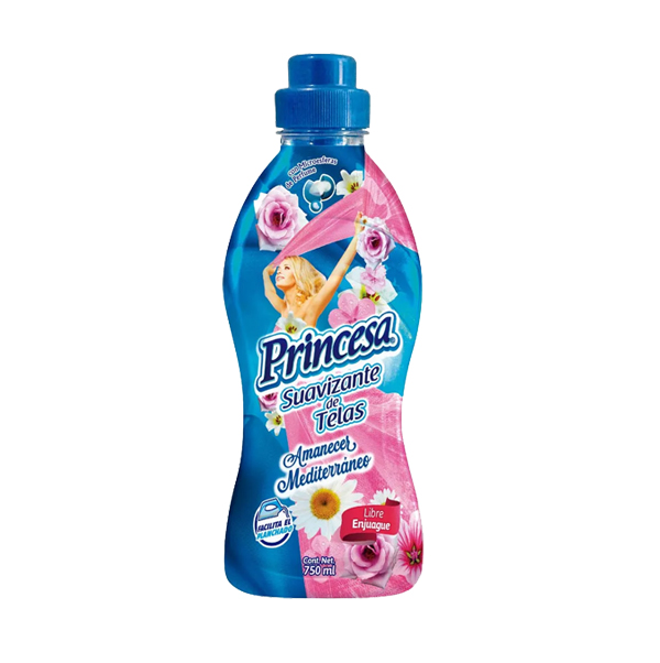 Suavizante Amanecer Mediterráneo PRINCESA, 750 ml