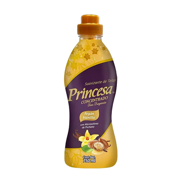 Suavizante Argán Vainilla PRINCESA, 750 ml