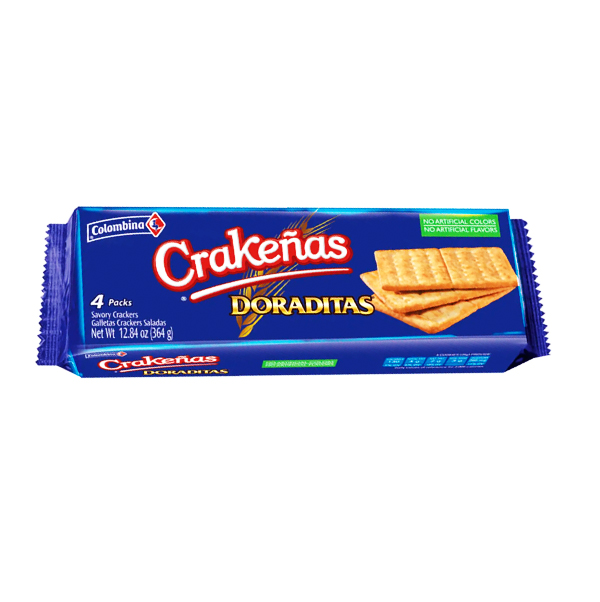Galletas Crakeñas Doraditas, 364 g