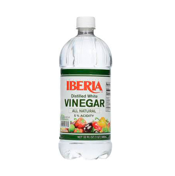 Vinagre blanco destilado Iberia, 32 oz