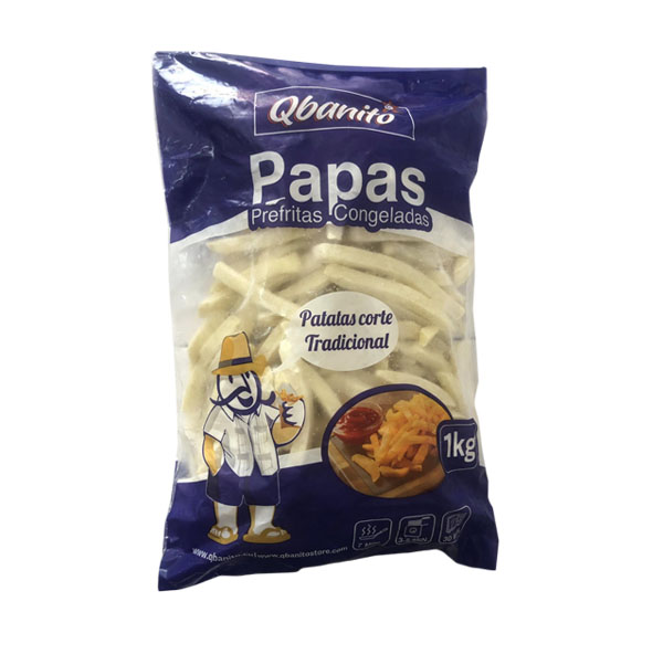 Papas Prefritas Qbanito, 1 Kg