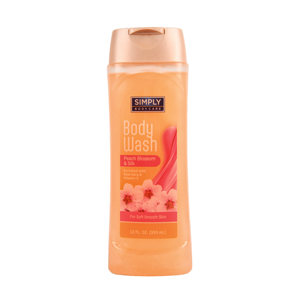 Body Wash Peach Blossom & Silk SIMPLY, 355 ml