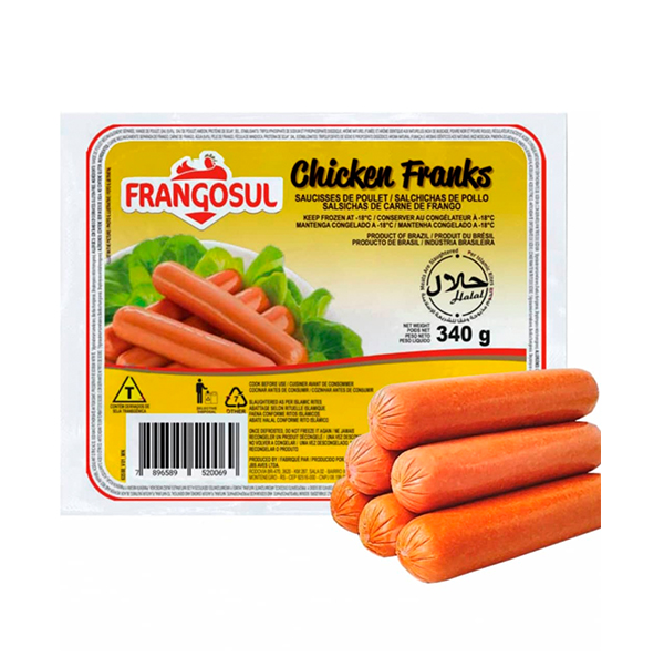 Salchicha Pollo Frangosul, 340 g