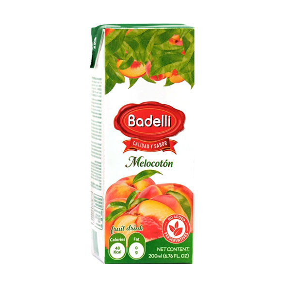 Jugo de Melocotón, Badelli, 200 ml