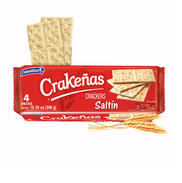 Galletas Crakeñas Saltin, 300 g