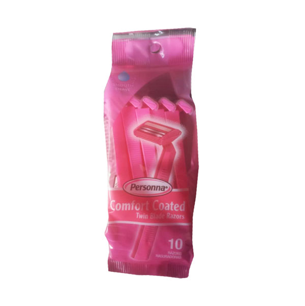 Rasuradoras Desechables Rosadas Personna, 10 u