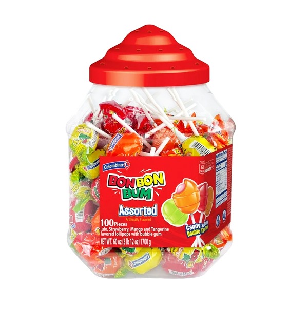 Bon Bon Bum COLOMBINA, 100 pcs