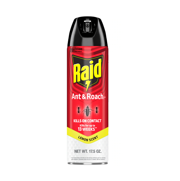 Insecticida Lemon Scent Raid, 496 g