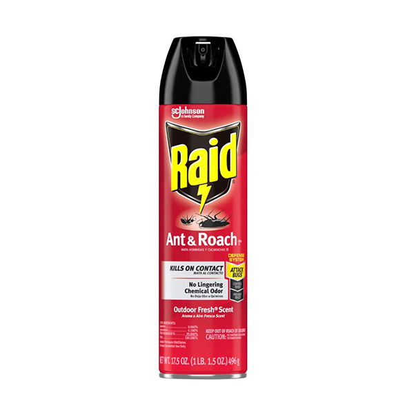 Insecticida Outdoor Fresh Scent Raid, 496 g