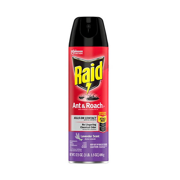Insecticida Lavender Scent Raid, 496 g