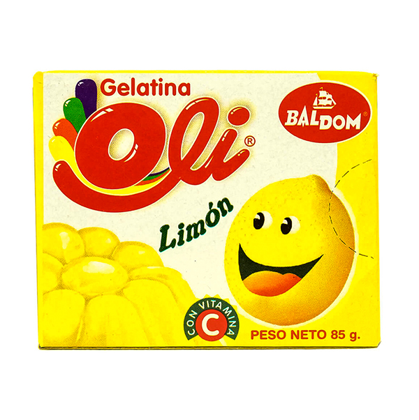 Gelatina sabor a Limón Oli, 85 g
