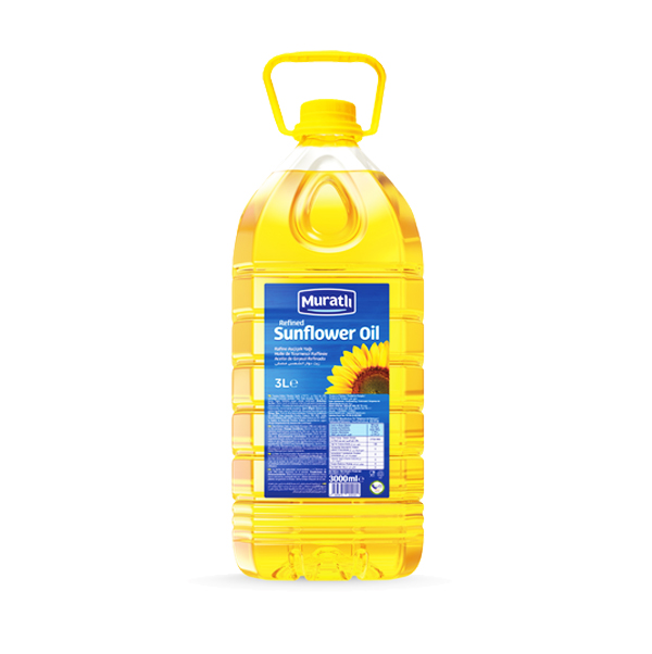 Aceite de Girasol Muratli, 3 L