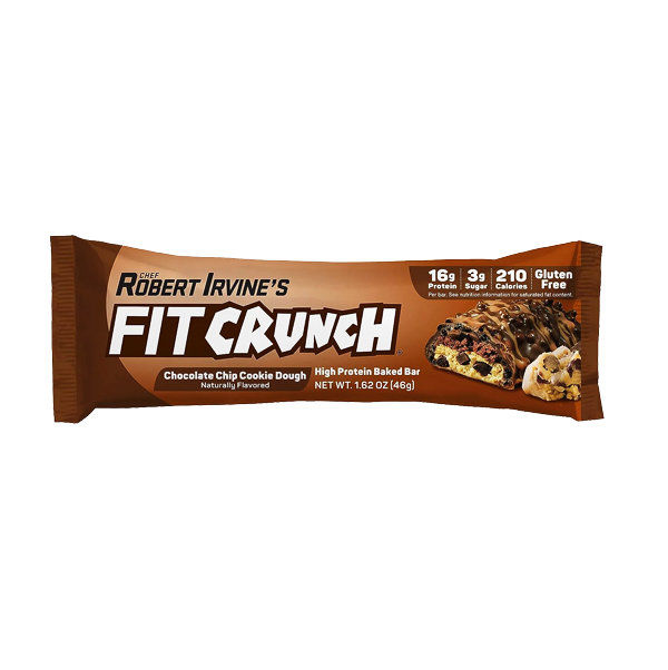 FitCrunch Chocolate Chip Cookie Dough Protein Bar, 46 g