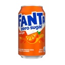 Refr. Fanta Zero Sugar, 355 ml