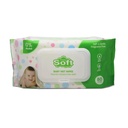 Toall. húm. Simply Soft, 80 u