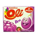 Gelatina sabor a Uva Oli, 85 g